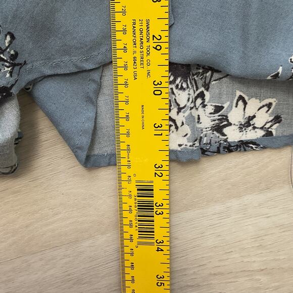 For The Republic Womens Floral Tunic Festival Boho Chic XL - Picture 7 of 9